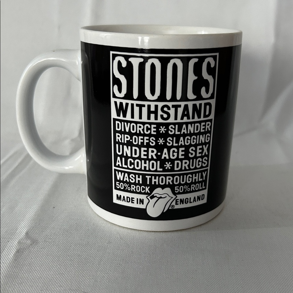 Rolling Stones Band 2010 “Withstand” Tongue Logo Coffee Mug Cup - Picture 4 of 7